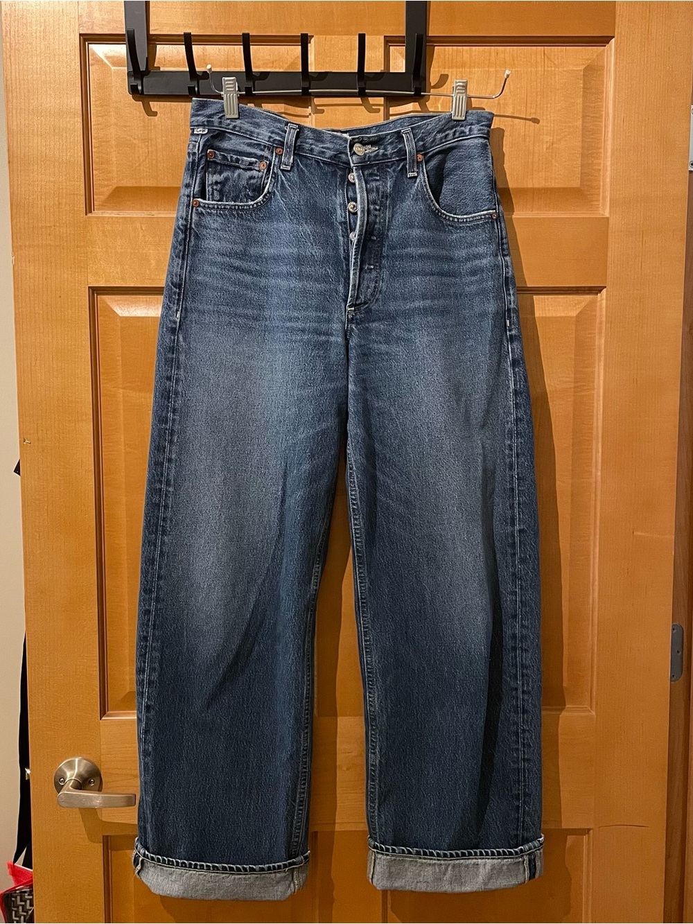 Citizens Of Humanity Ayla Baggy Jeans - Dark Blue Wash